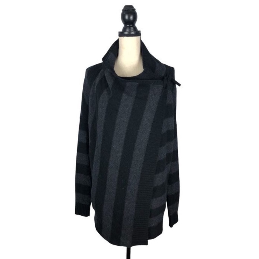 Vince Cashmere Alpaca Wool Wrap Cardigan Sweater